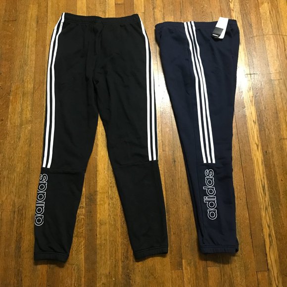 2 NWT Adidas Men’s Joggers - black and navy - Picture 5 of 6